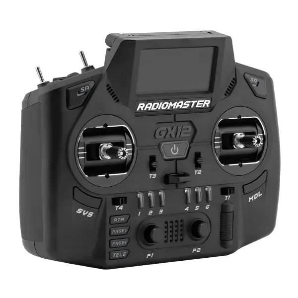 Пульт RadioMaster GX12 Dual-Band Gemini-X M2 RM-GX12-BLK фото