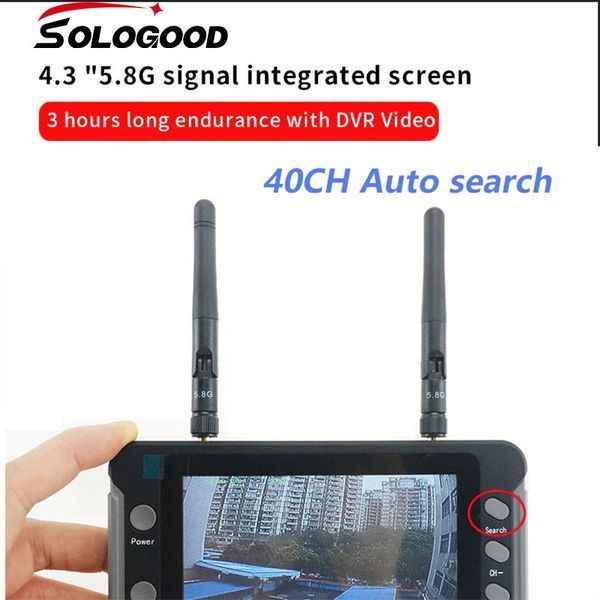 FPV монітор SoloGood 4.3" 5.8 ГГц 40CH MON-SOLOGOOD фото